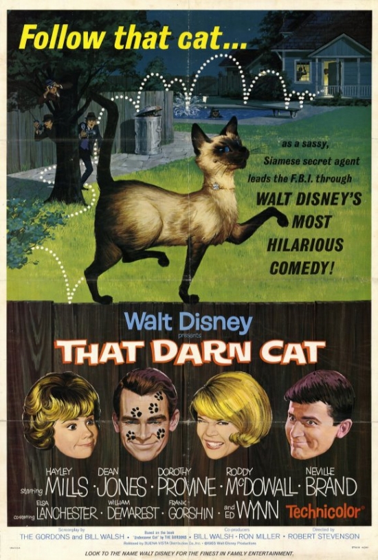 MOVEF3408 That Darn Cat Movie Poster - 27 x 40 in.