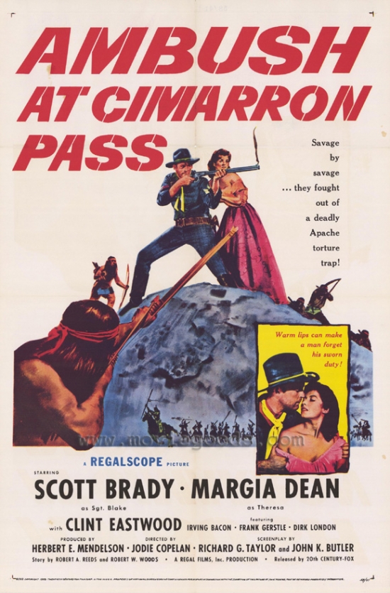 MOVEF3410 Ambush at Cimarron Pass Movie Poster - 27 x 40 in.