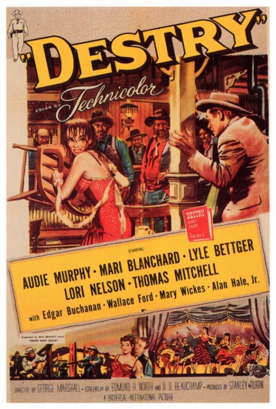 MOVEF5300 Destry Movie Poster - 27 x 40 in.