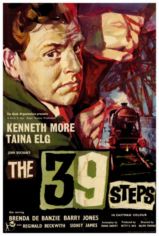 The 39 Steps Movie Poster - 27 x 40 in.