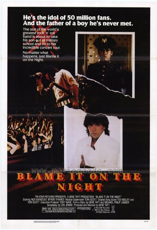 Blame It on the Night Movie Poster - 27 x 40 in.