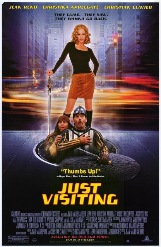 MOVEH1662 Just Visiting Movie Poster - 27 x 40 in.