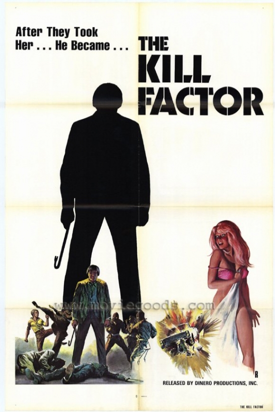 MOVEH4629 The Kill Factor Movie Poster - 27 x 40 in.