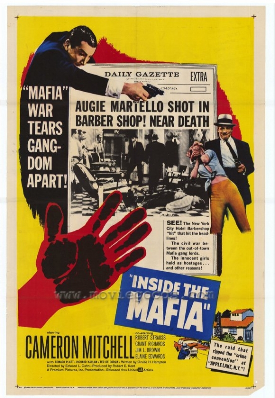 MOVEH4641 Inside the Mafia Movie Poster - 27 x 40 in.