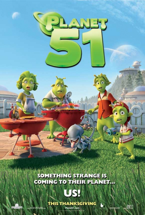 Planet 51 Movie Poster - 27 x 40 in.
