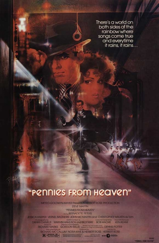 MOVCF1408 Pennies From Heaven Movie Poster  27 x 40 in