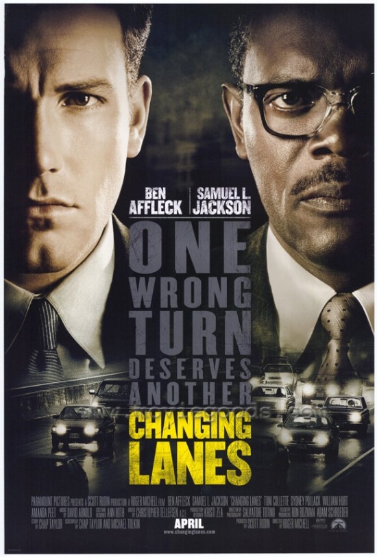 Changing Lanes Movie Poster - 27 x 40 in.