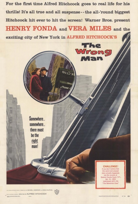 MOVCF3387 The Wrong Man Movie Poster - 27 x 40 in.