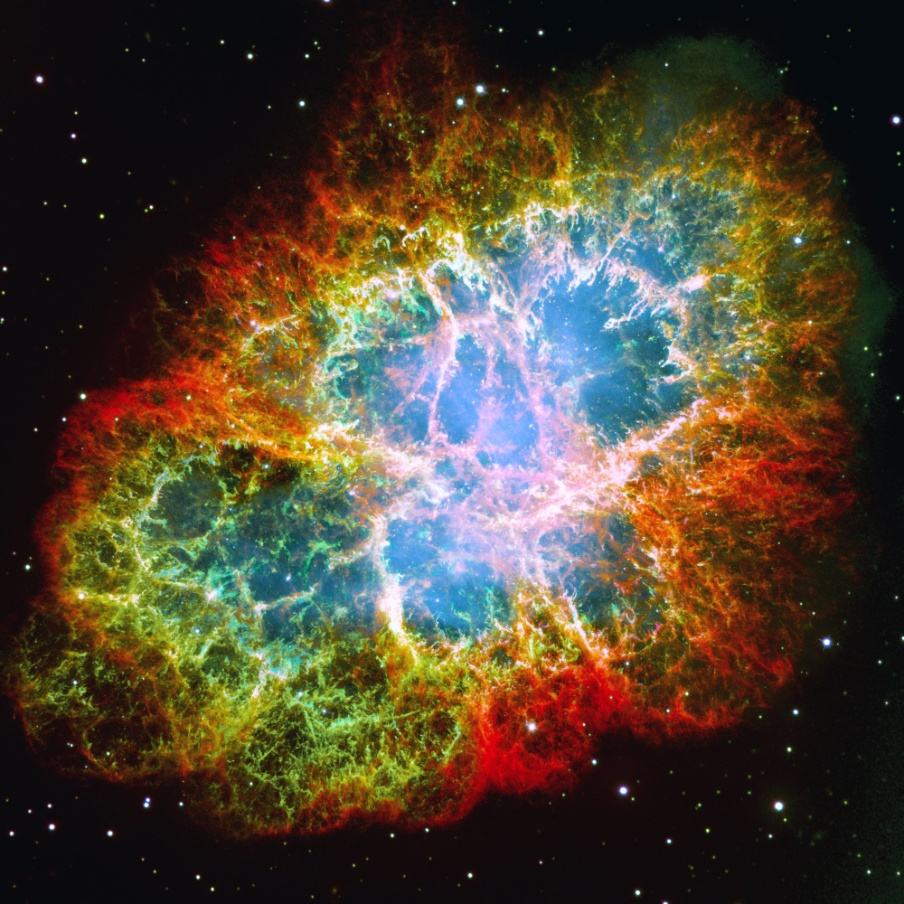 Crab Nebula Poster Print by Don Hammond, 14 x 14