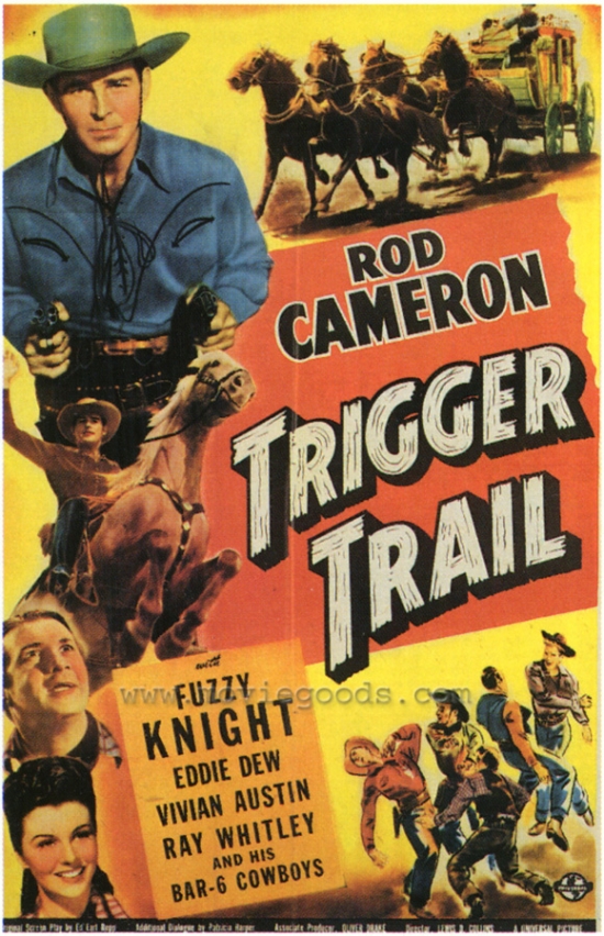 Trigger Trail Movie Poster - 27 x 40 in.