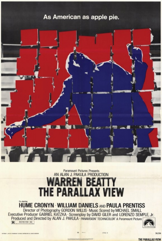 The Parallax View Movie Poster - 27 x 40 in.