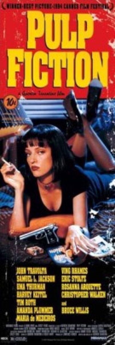 Pulp Fiction Uma Bed Poster Print - 21 x 62 in.