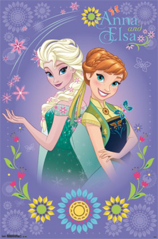 Frozen Fever - Anna & Elsa Poster Print