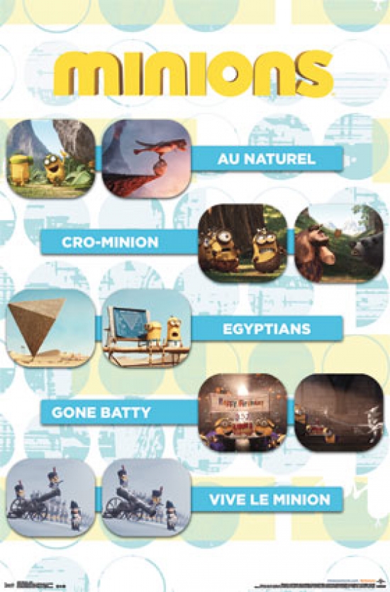 Minions - Grid Poster Print