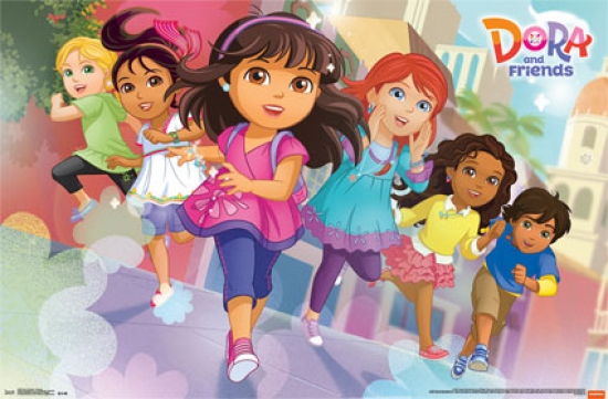 Dora & Friends - Running Poster Print
