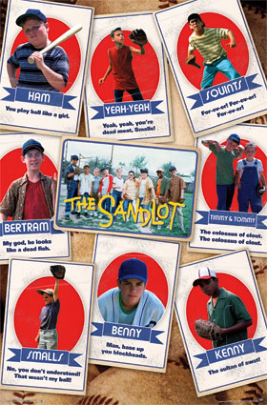Sandlot - Grid Poster Print - 24 x 36 in.