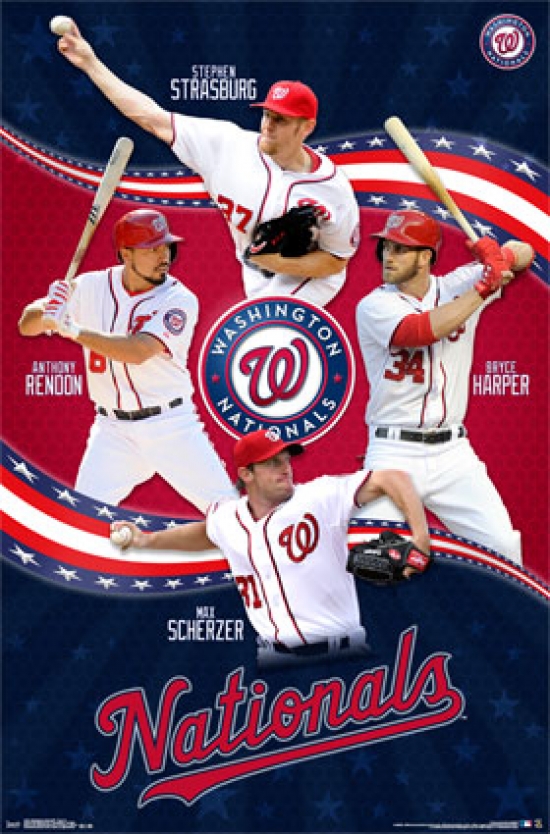 Washington Nationals - Team 15 Poster Print