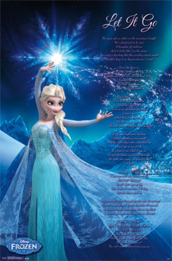 Frozen - Elsa Let It Go Poster Print - 22 x 34 in.