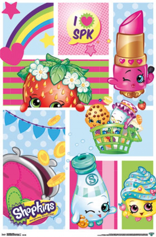 Shopkins - Collage Poster Print - 22 x 34 in.