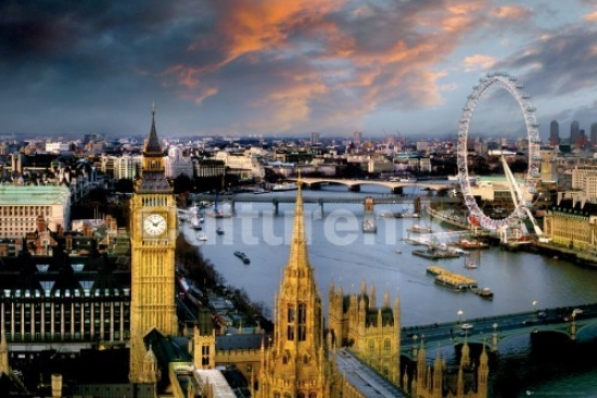 Reichold London Thames Poster Print - 36 x 24 in.