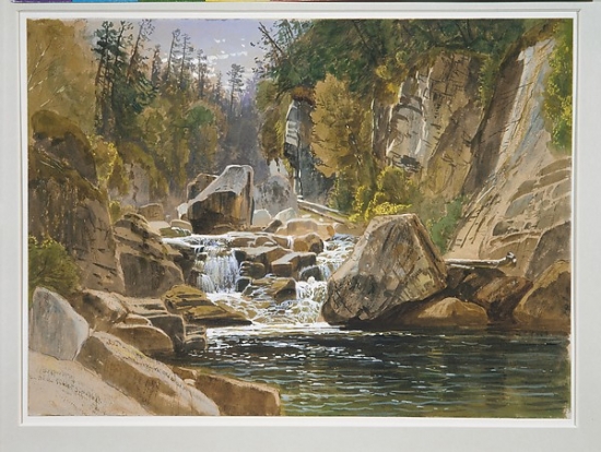 MET12610 On the Ausable Poster Print by James David Smillie American New York 1833-1909 New York - 18 x 24 in.