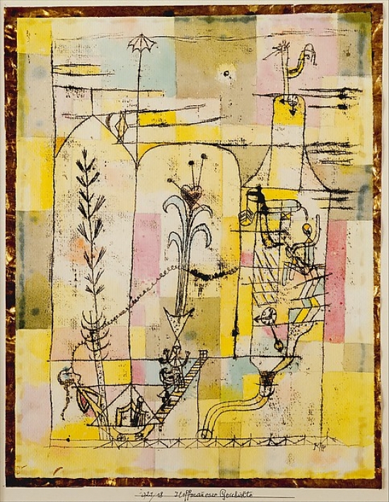Tale a La Hoffmann Poster Print by Paul Klee German Born Switzerland M Nchenbuchsee 1879-1940 Muralto-Locarno