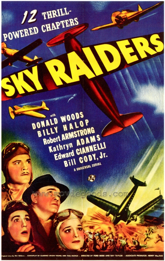 Sky Raiders Movie Poster - 27 x 40 in.