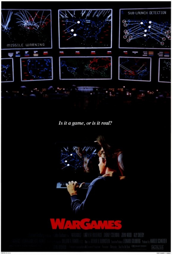 Wargames Movie Poster - 27 x 40 in.