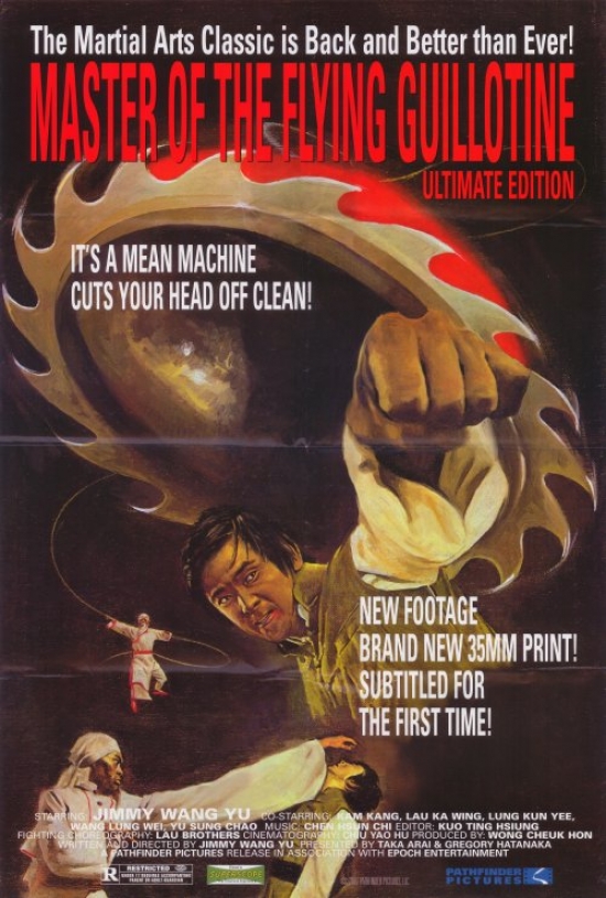 MOVAH1558 Master of the Flying Guillotine Movie Poster  27 x 40 in
