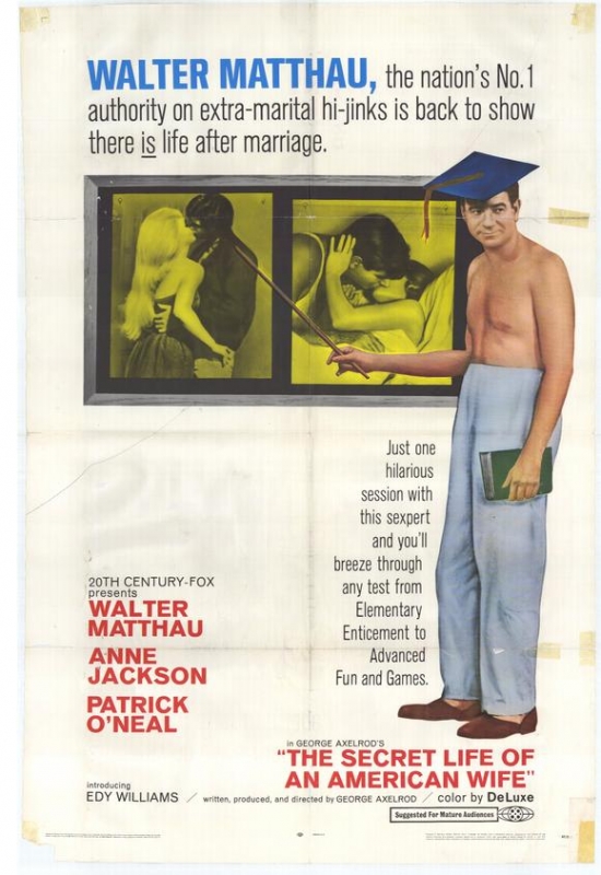 MOVAH3272 The Secret Life of an American Wife Movie Poster - 27 x 40 in.