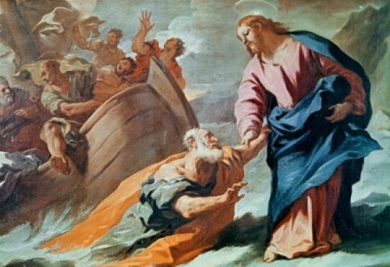 Jesus at the Sea Luca Giordano 1634-1705 Italian Poster Print - 18 x 24 in -  BrainBoosters, BR3141359