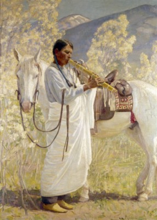 Spring Song Ammi Phillips 1787 8-1865 American Poster Print - 18 x 24 in.