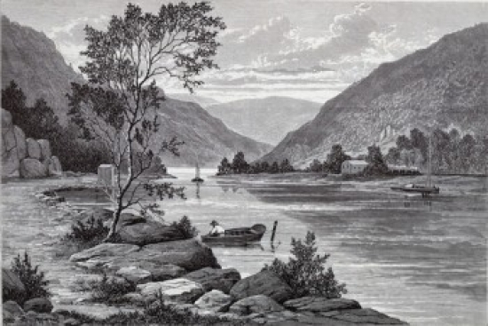 Ramapo River Artist Unknown Etching Poster Print - 18 x 24 in.