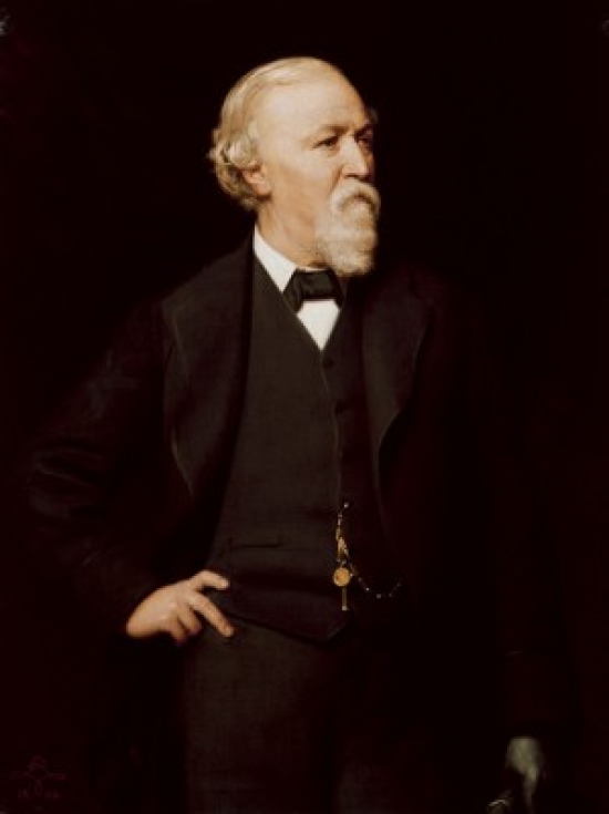 Robert Browning Rudolph K.E. Lehmann 1819-1892 German National Portrait Gallery London Poster Print - 18 x 24 in.
