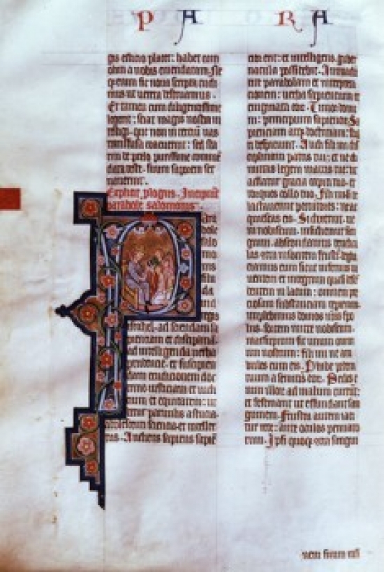 SAL900622 Illuminated Page Manuscripts Stift Kremsmunster Austria Benedictine Abbey Poster Print - 18 x 24 in.