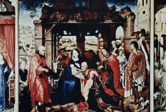 Adoration of the Wise Men Rogier Van Der Weyden Ca 1399-1464 Netherlandish Poster Print - 18 x 24 in.