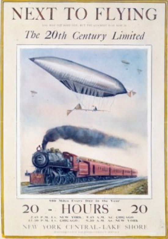 New York Central Advertisement Nostalgia Poster Print 18 x 24 in.
