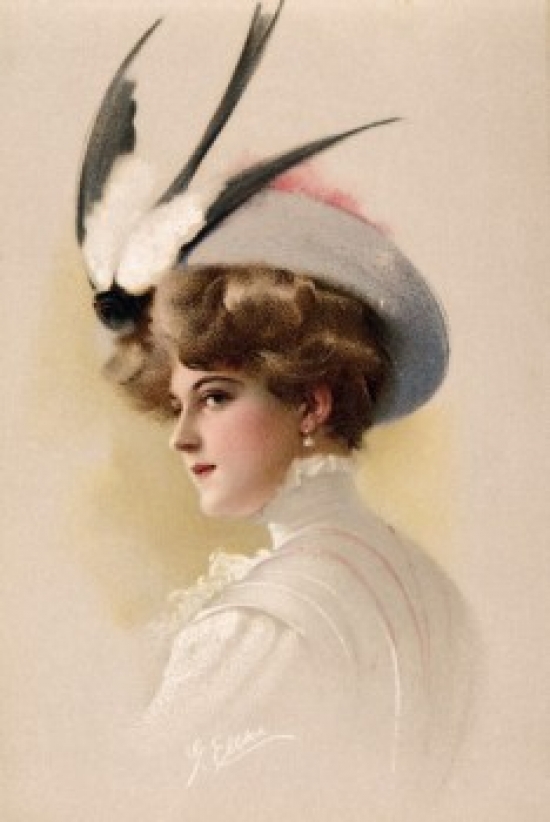 Postcard Ca.1900 Nostalgia Cards Poster Print - 18 x 24 in.