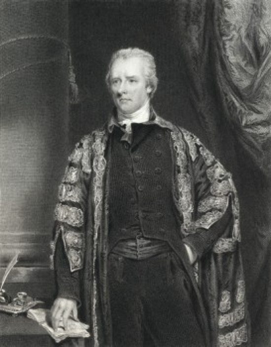 William Pitt William Derby 1786-1847 British Engraving After Hoppner Poster Print - 18 x 24 in.