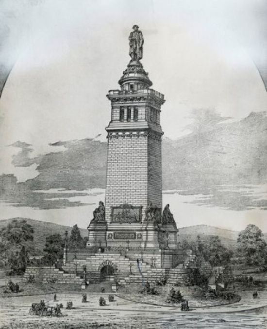 Proposal for Washington Monument 19th Century Artist Unknown Poster Print - 18 x 24 in.