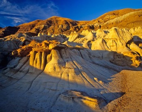 PDDCN01CHA0073 Hoodoo Rock Formations Drumheller Alberta Canada Poster Print by Chuck Haney - 36 x 29 in.