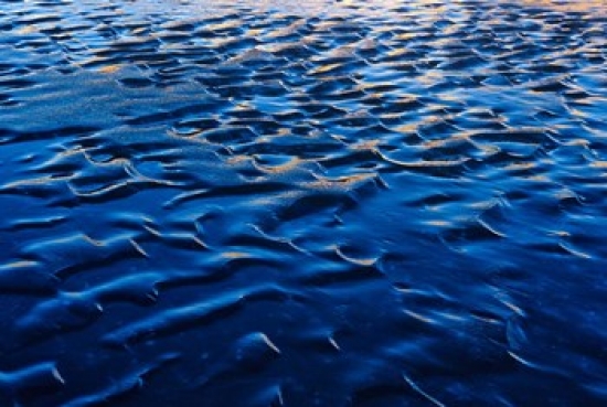 Waves Patterns Waterton Lakes National Park Alberta Poster Print by Chuck Haney - 27 x 18 in.