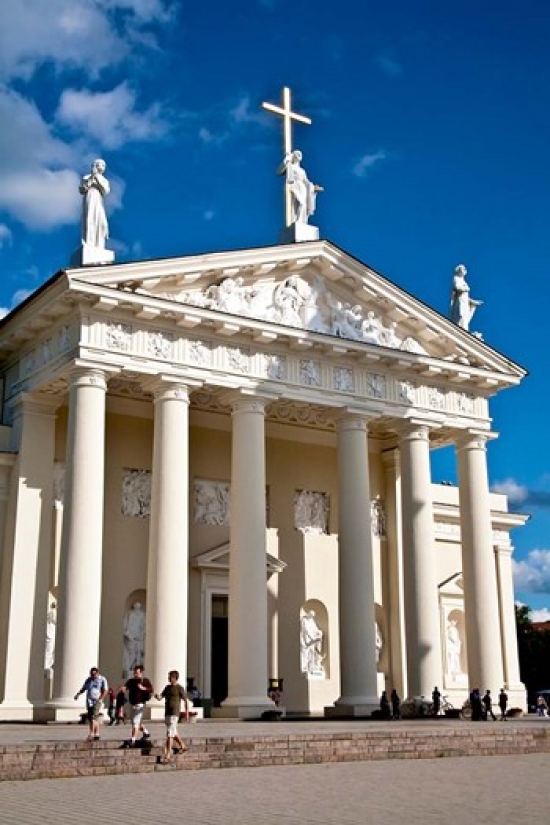 PDDEU46MGL0010 Arch-Cathedral Basilica Vilnius Lithuania I Poster Print by Miva Stock - 20 x 30 in.