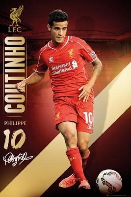 Liverpool Coutinho 1415 Poster Print
