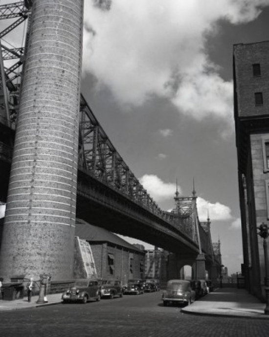 USA New York State New York City Bridge Poster Print - 18 x 24 in.