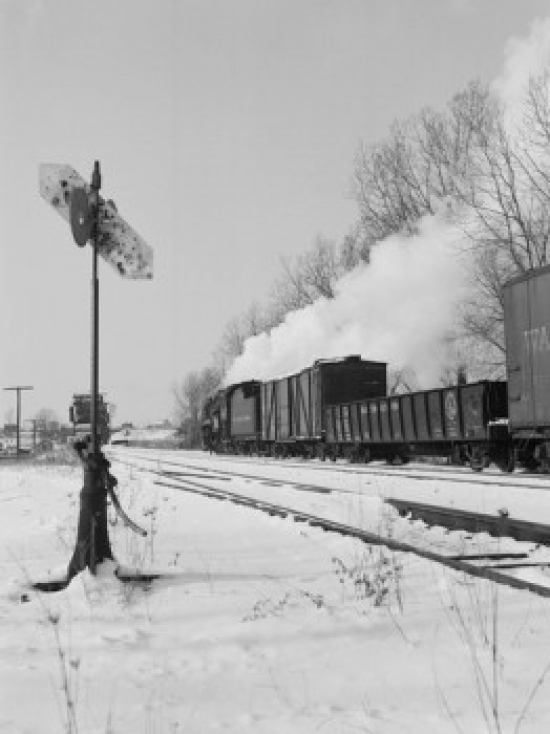 Steam Train Poster Print - 18 x 24 in.
