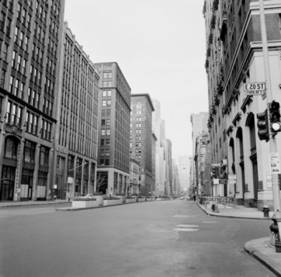 USA New York State New York City Park Avenue South at 20th Street Poster Print - 18 x 24 in.