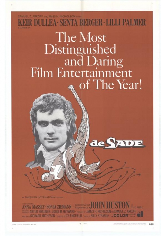De Sade Movie Poster - 27 x 40 in.