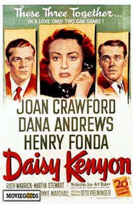 Daisy Kenyon Movie Poster - 27 x 40 in.