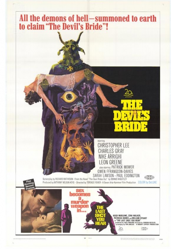 MOVIH4276 The Devils Bride Movie Poster - 27 x 40 in.